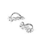swarovski millenia cocktail ring set white rhodium plated